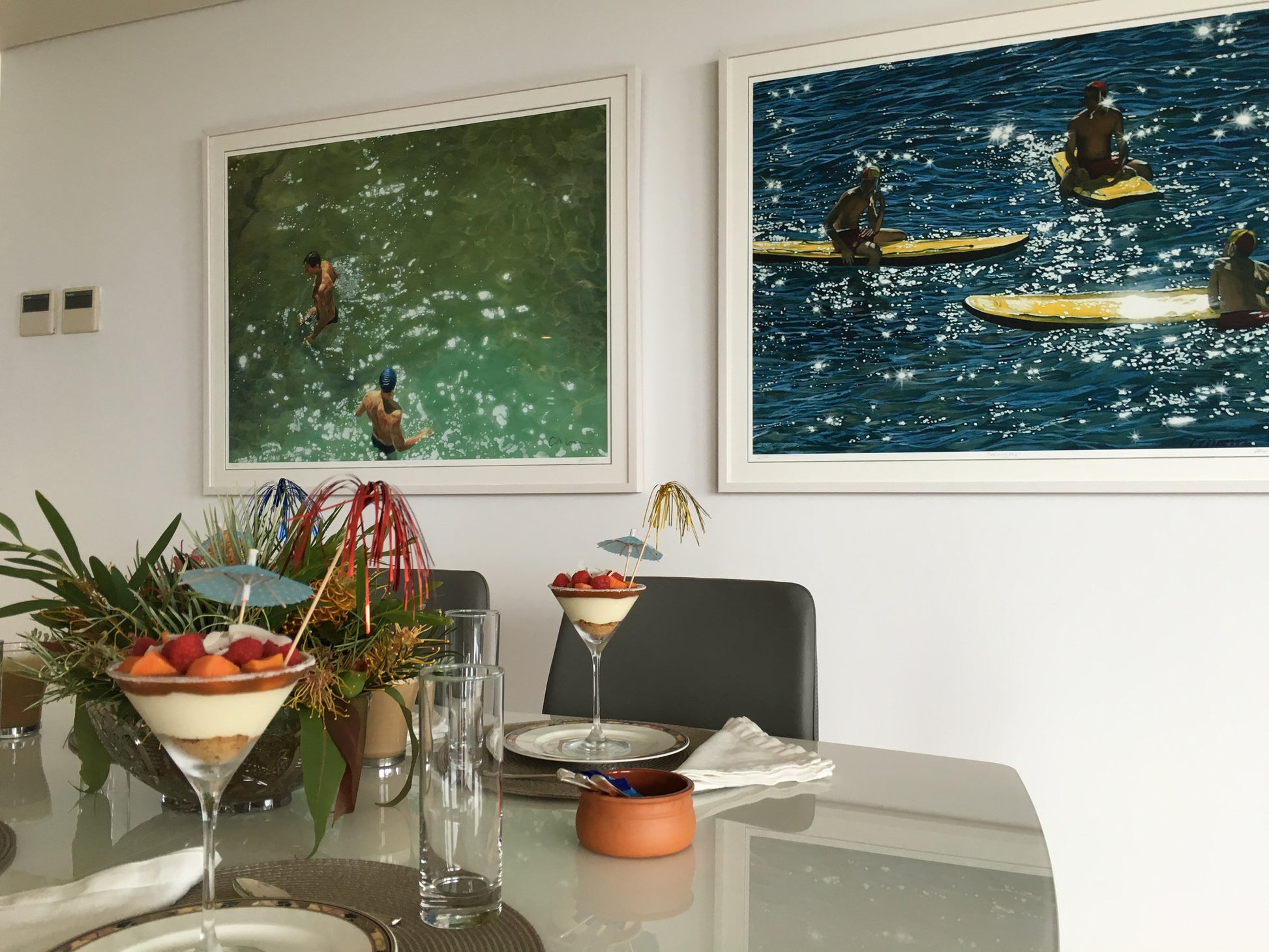 Camellia Morris limited edition prints in situ
