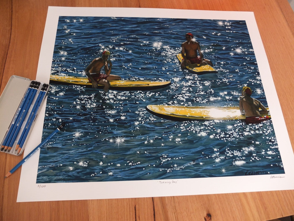 'Training Day' Limited Edition Print Handsigned by Camellia Morris