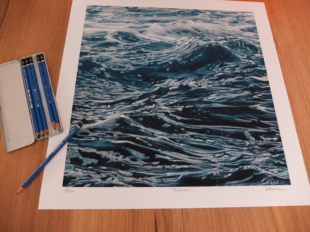 'Turbulent' Limited Edition Print Handsigned by Camellia Morris