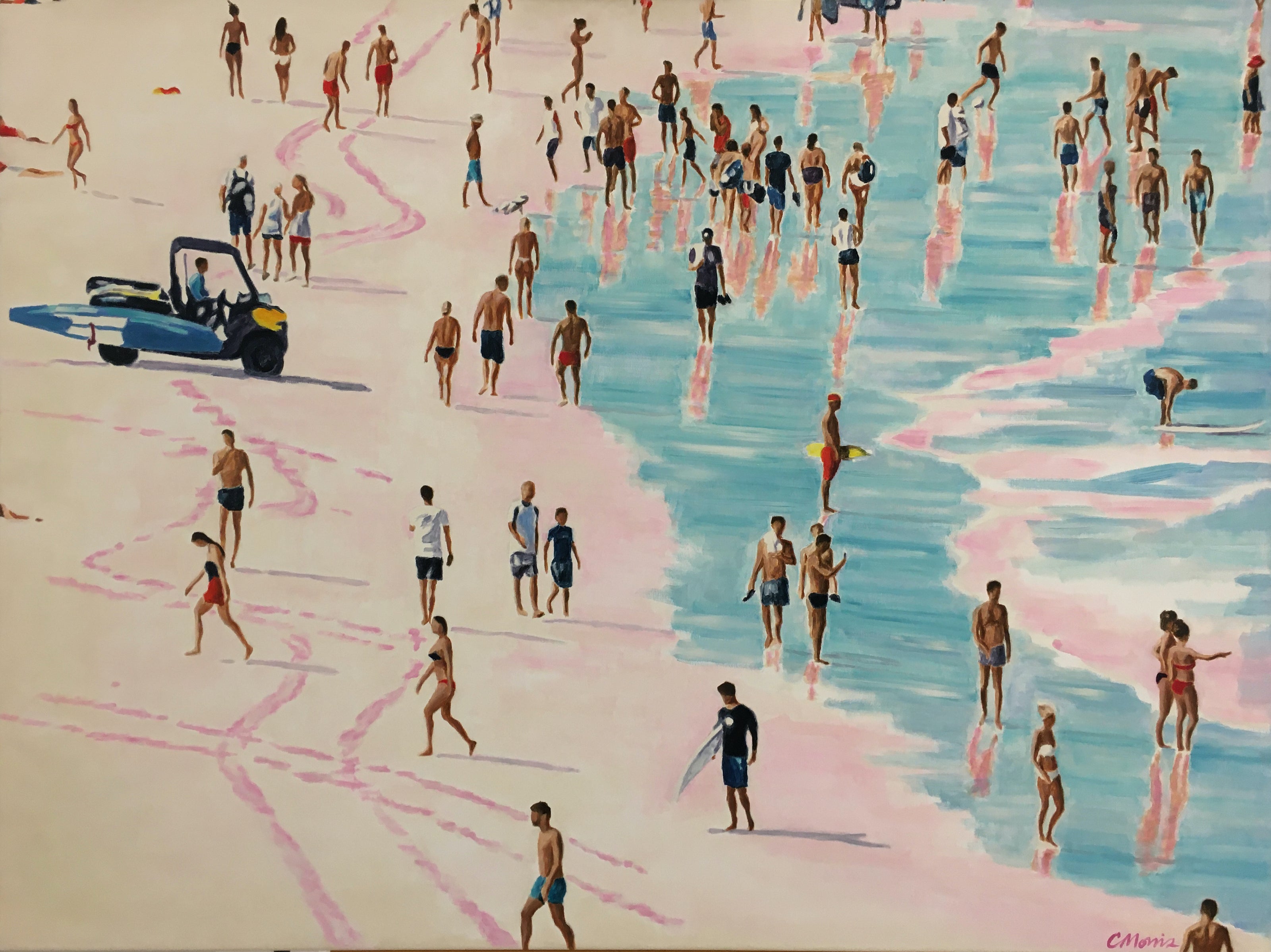 Bondi Bug Oil on canvas 90 x 120 cm